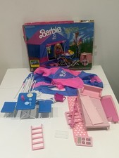 Vintage Weekend Barbie Campimg Set 1990s Mattel Not Complete