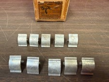 Lot Of 10 Vintage 1940 Chevy Special Master Deluxe Running Board Trim Clips 1225