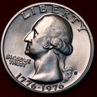 Uncirculated 1976-S San Francisco Mint Silver Washington Quarter — photo 1