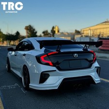 New Led Tail Light Kit Fits Honda Civic Sedan 2016-2021 Smoked Lens Brake Lights New Led Tail Light Kit Fits Honda Civic Sedan 2016-2021 Smoked Lens Brake Lights