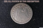 NobleSpirit 1843 Seated Liberty Half Dime 5c VF Very Fine Toned Rev