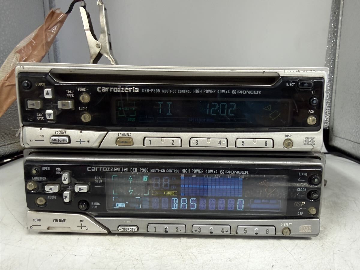Pioneer Carrozzeria DEH-P900 DEH-P505 CD Deck Set Tested Japan | eBay