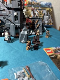 LEGO Hobbit Dol Guldur Battle 79014 & Ambush 79011 Lot w/ Box Manuals & Minifigs