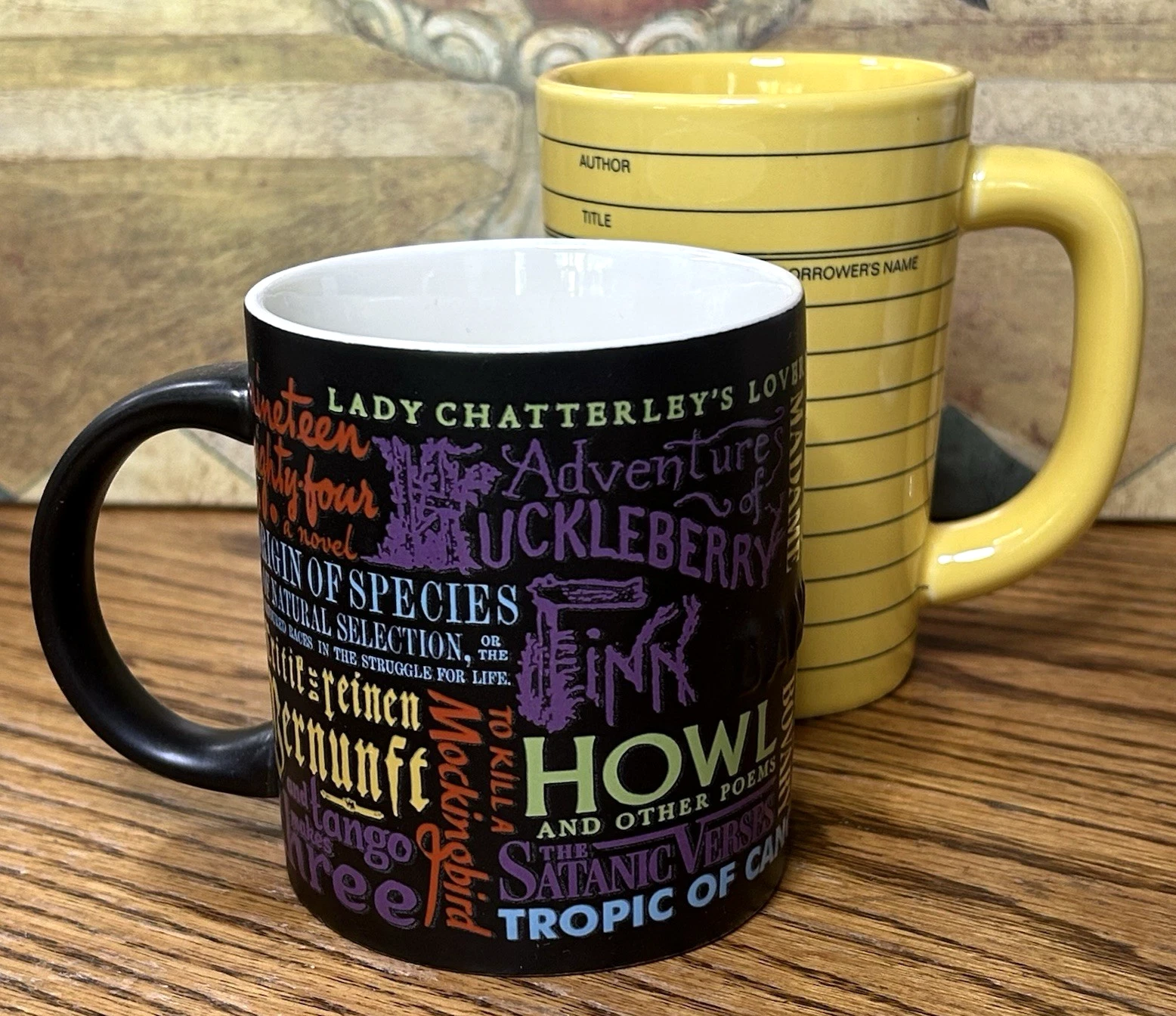The Unemployed Philosophers Guild Banned Books & Library Card Coffee Mugs