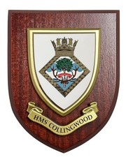 HMS Collingwood Royal Navy Wall Plaque