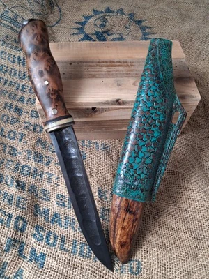 Yakut Messer Sampo, Jagdmesser, Outdoormesser, Unikat - Bild 1 von 4