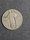 1927 U.S. Standing Liberty SILVER Quarter - Solid  GOOD stk#q20
