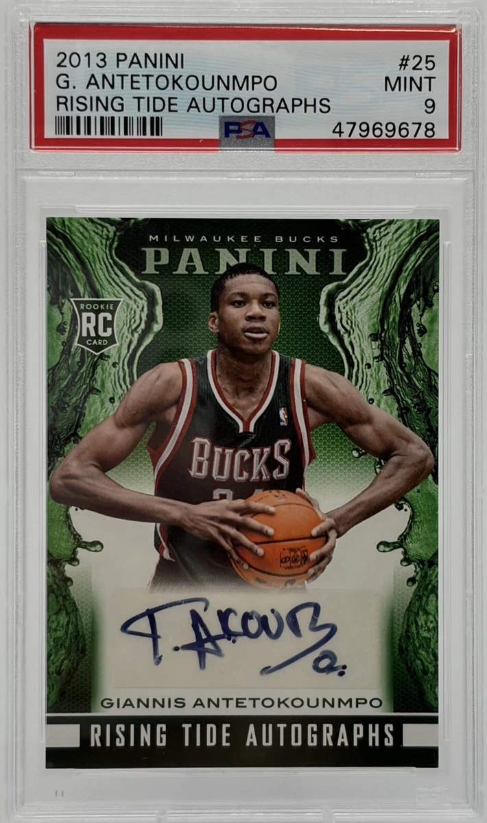 Giannis Antetokounmpo Basketball Grade 9 Rookie Sports Trading