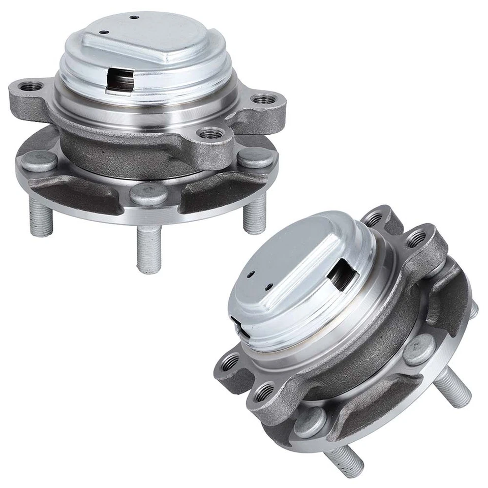 Conjunto de 2 cojinetes de cubo de rueda para Nissan 370Z para Infiniti G35 G37 tracción trasera delantera Foto 2 de 4