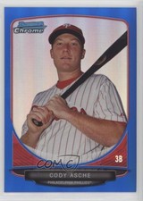 2013 Bowman Chrome Prospects Blue Refractor 153/250 Cody Asche #BCP192 y1k