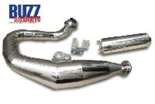 Vespa T5 Sterling Performance Power Pipe Exhaust Stainless Left Hand Exit 003453