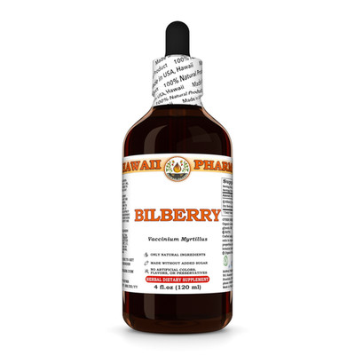 Bilberry (Vaccinium Myrtillus) Dried Berry Liquid Herbal Extract
