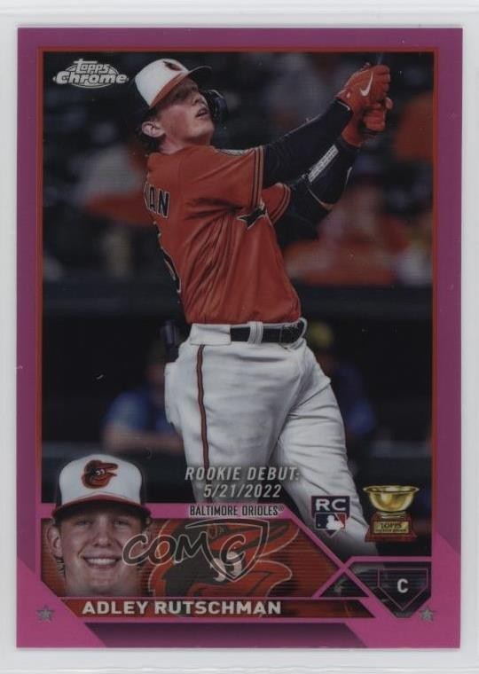 2023 Topps Chrome Update Rookie Debut Pink Refractor Adley Rutschman #USC1 0v2u