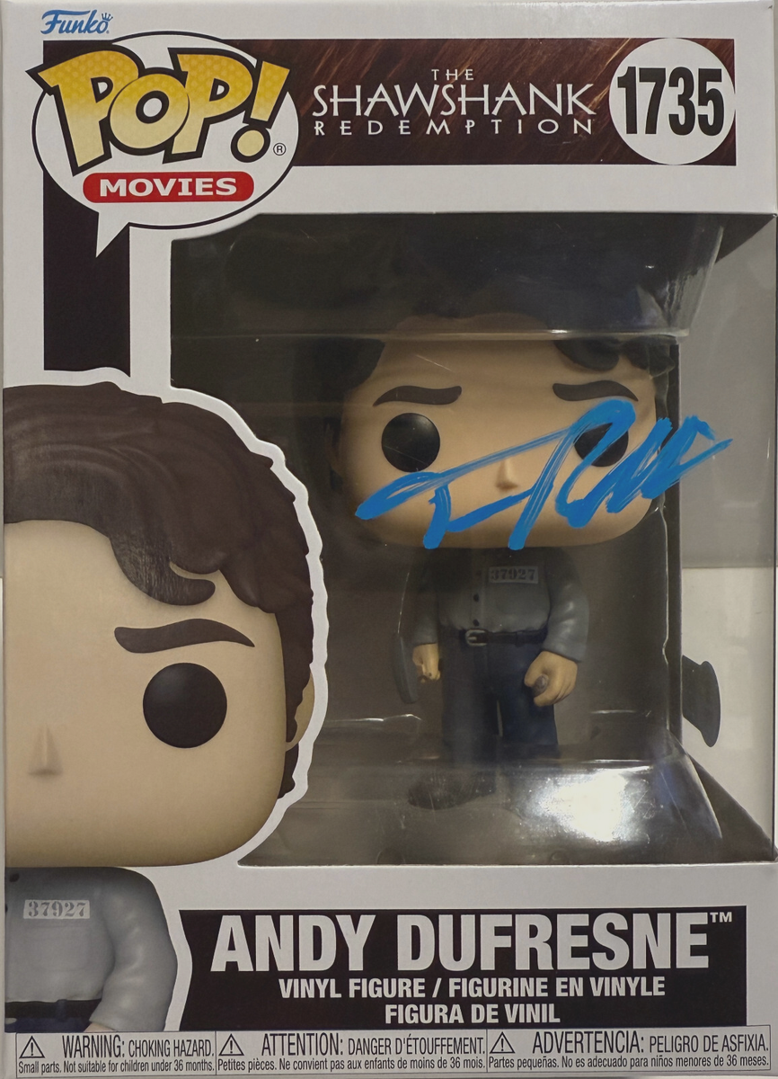 Tim Robbins Signed Shawshank Andy Dufresne Funko Pop #1735 Beckett