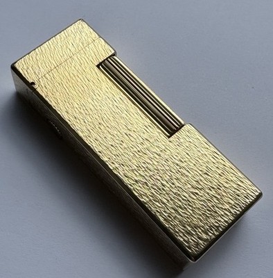 Dunhill Gold ''Fine Bark'' Rollagas Feuerzeug - komplett überholt
