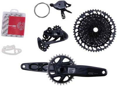 SRAM GX Eagle Schaltgruppen-Set lunar 1x12-fach 175 mm - präzise MTB-Schaltpe...