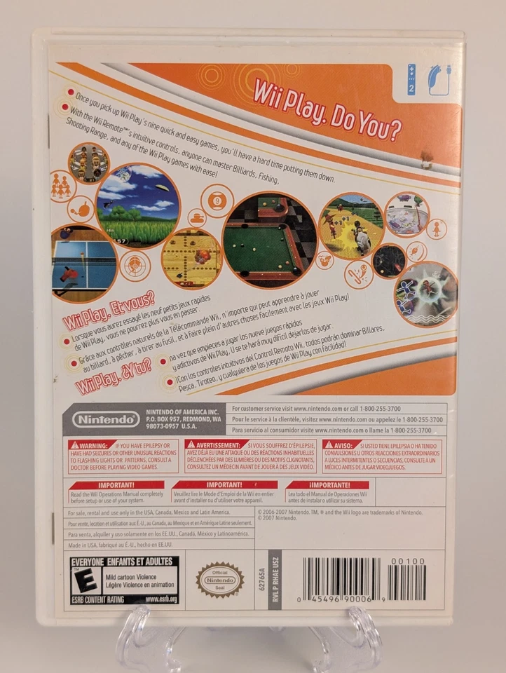 Wii Play Sports Games (Nintendo Wii, 2007) ➡️CIB  - Tested - Near Mint 📀! - Image 2 of 4