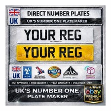 Number Plates - Replacement Plates | 2D | 3D | 4D | 100% Road / MOT Legal
