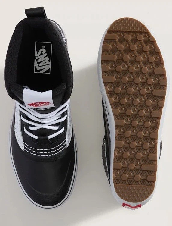 VANS Standard Mid MTE Hombres Botas de Nieve Negras Blancas Impermeables Cálidas Invierno M-11.5 Foto 2 de 4