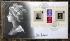 GB 2007 Machin FDC Signed by John Hedgecoe Used GX302