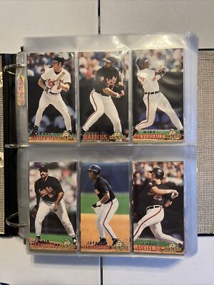 Base Set Masters Collection 1994 Fleer Extra Bases Master Set With All 5 Insert Sets 17 Rookies 36 ...