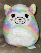 Squishmallow 6’ Inch Bailey the Rainbow Llama Plush EUC Kellytoy Scented