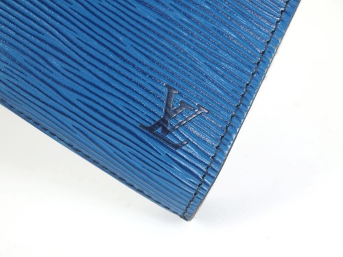 Auth LOUIS VUITTON Epi Art Deco Clutch 890VI Blue Leather Bag France LL23310M4 - Picture 11 of 21