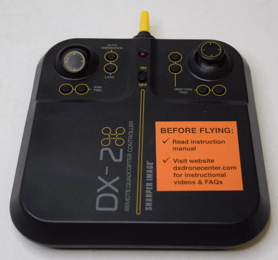 SHARPER IMAGE DX-2 Rechargeable Remote Quadcopter/ Stunt Drone No Charger - Image 3 of 4