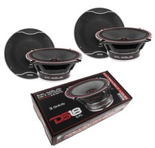 Altavoces de puerta coaxiales de fibra de vidrio de 2 vías 5,25" 80 vatios RMS 3 ohmios DS18