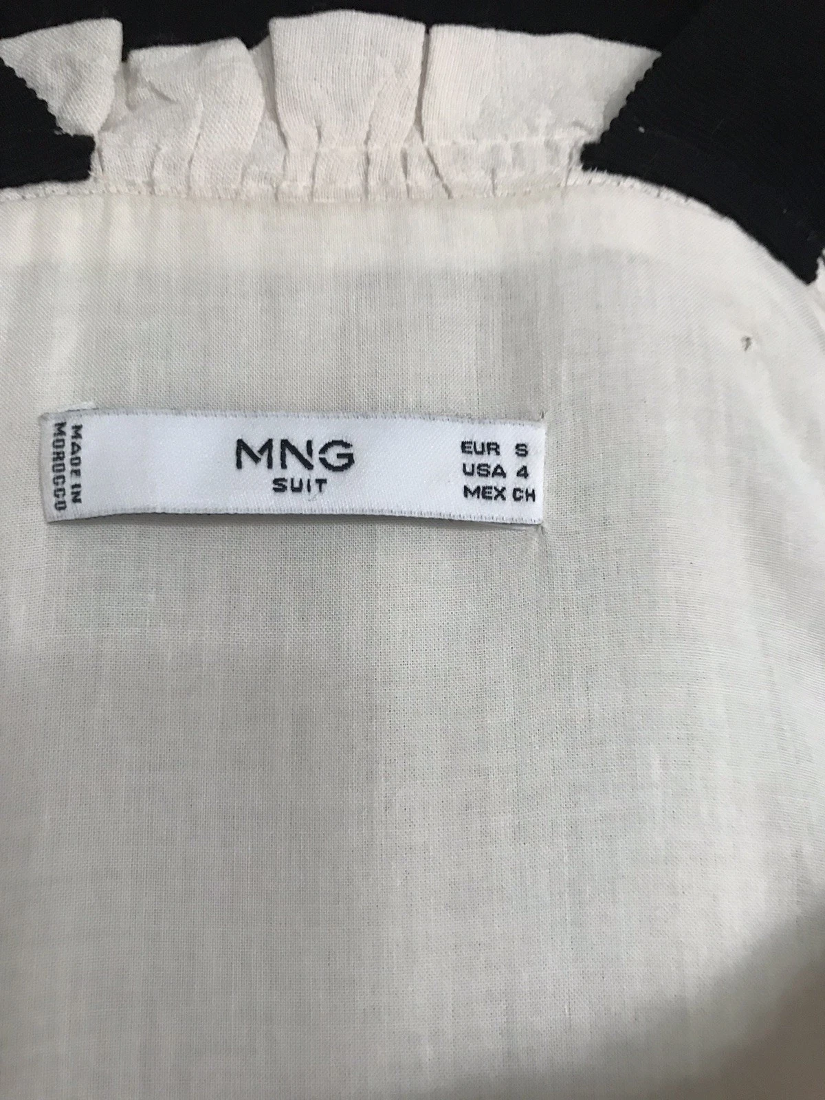 OFF WHITE Abito donna Mangoe a strati bianco sporco taglia small