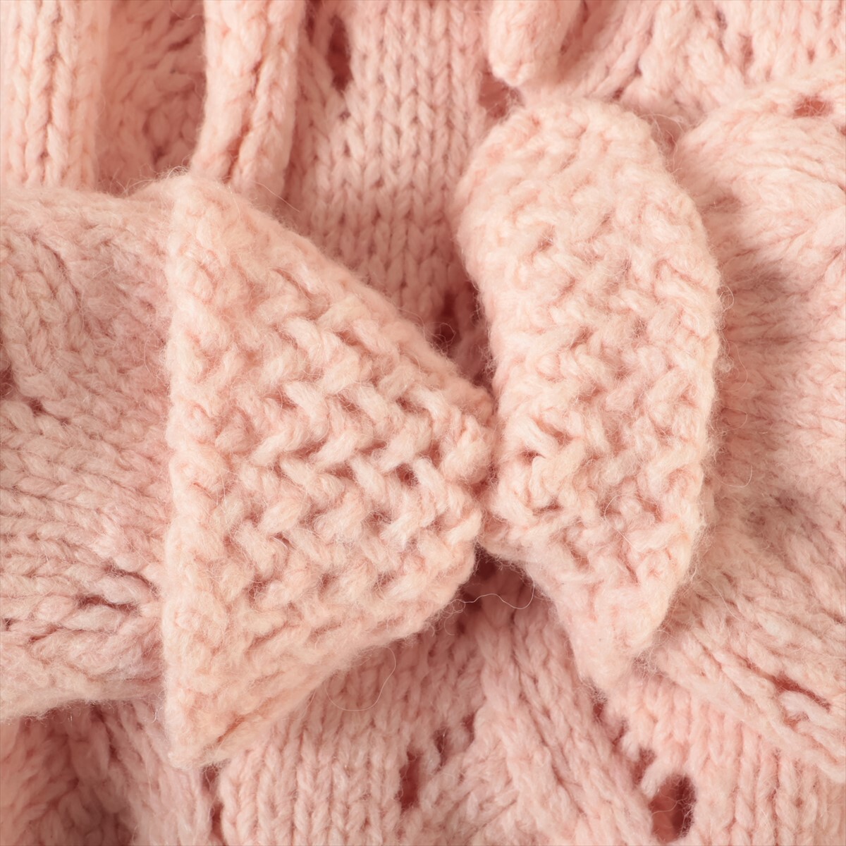 Chanel P71 Wool x alpaca Knit 38 Ladies' Black x pink Chanel P71 Wool x alpaca Knit 38 Ladies' Black x pink