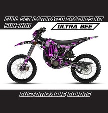 Sur Ron Ultra Bee Purple Black Stickerbomb Decals Stickers Wrap Graphics Kit Sur Ron Ultra Bee Purple Black Stickerbomb Decals Stickers Wrap Graphics Kit