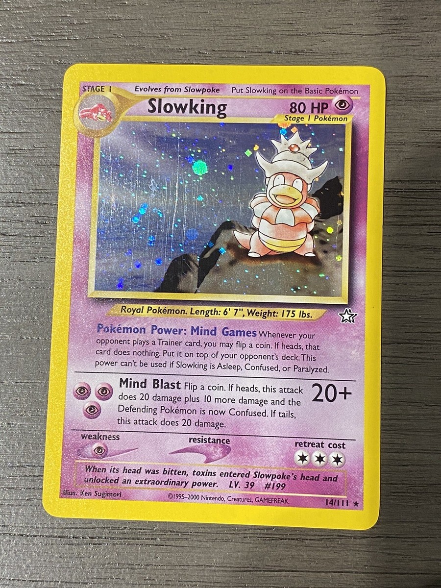 SLOWKING HOLO 14/111 ヤドキング 英語版 ポケットモンスター SLOWKING HOLO 14/111 ヤドキング 英語版 ポケットモンスター