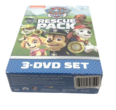PAW PATROL RESCUE PACK 3 DVD Set New Sealed 32429296122| eBay