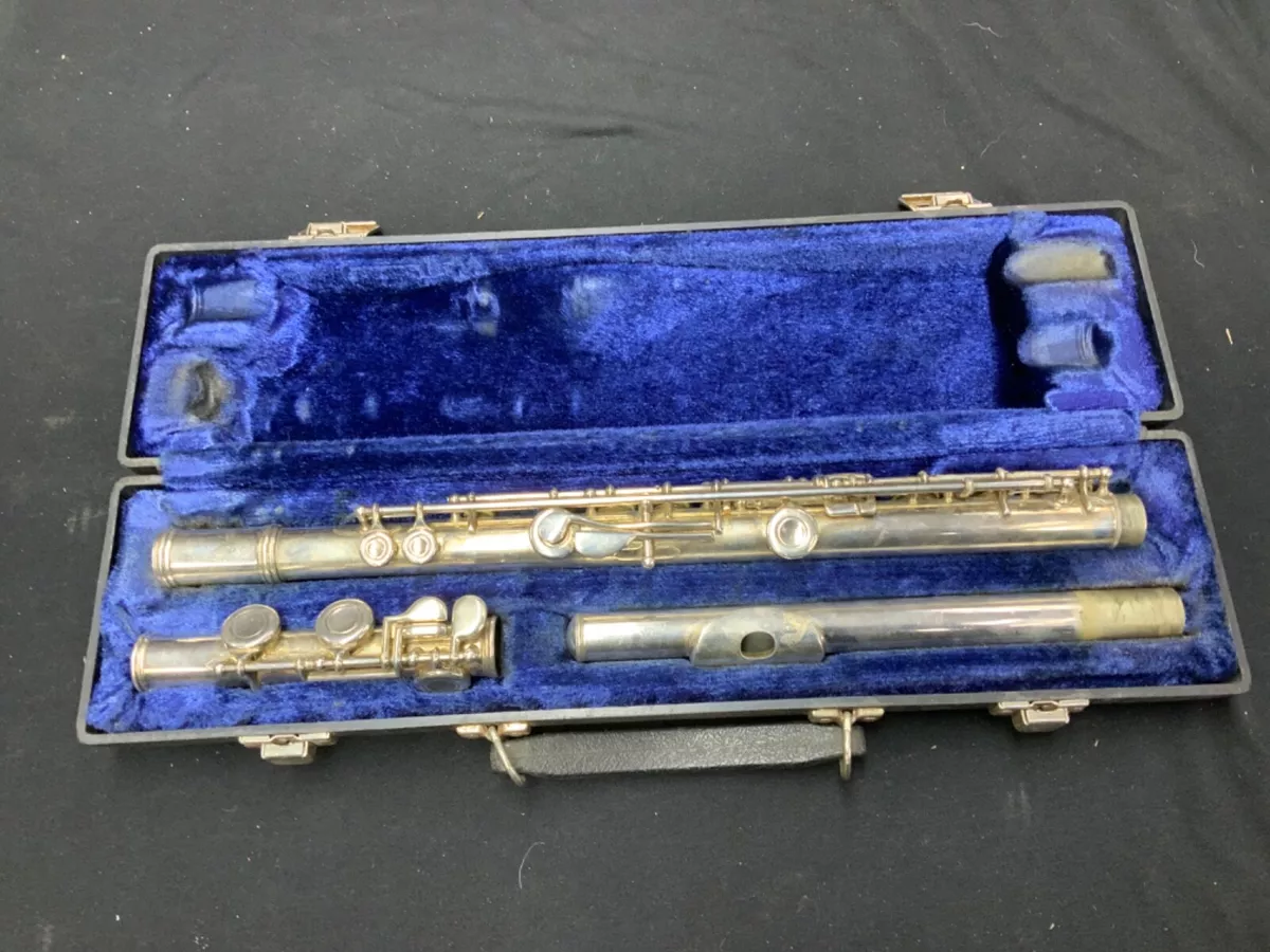 Emerson Eld Silver color Flute with Hard Case eBay