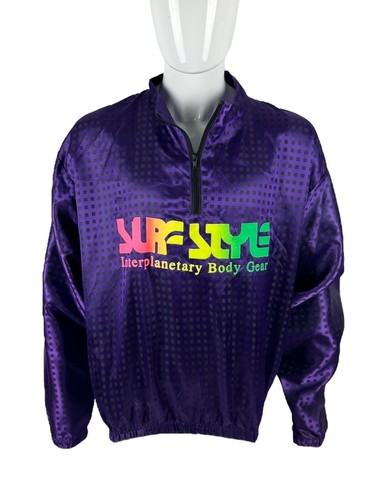 Surf Style Interplanetary Body Gear Windbreaker Set Of 3 Purple Jacket One Size - Picture 2 of 24