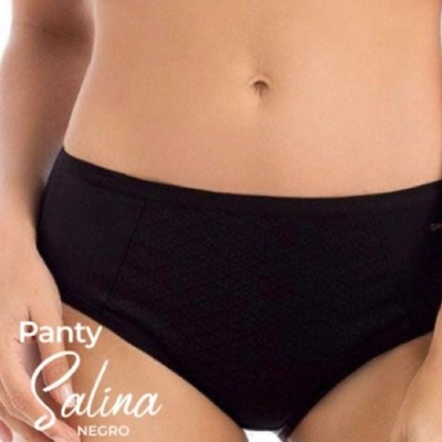 Laura Colombian Lingerie Bikini Panty S Black Medium Tummy Control Basic Comfy