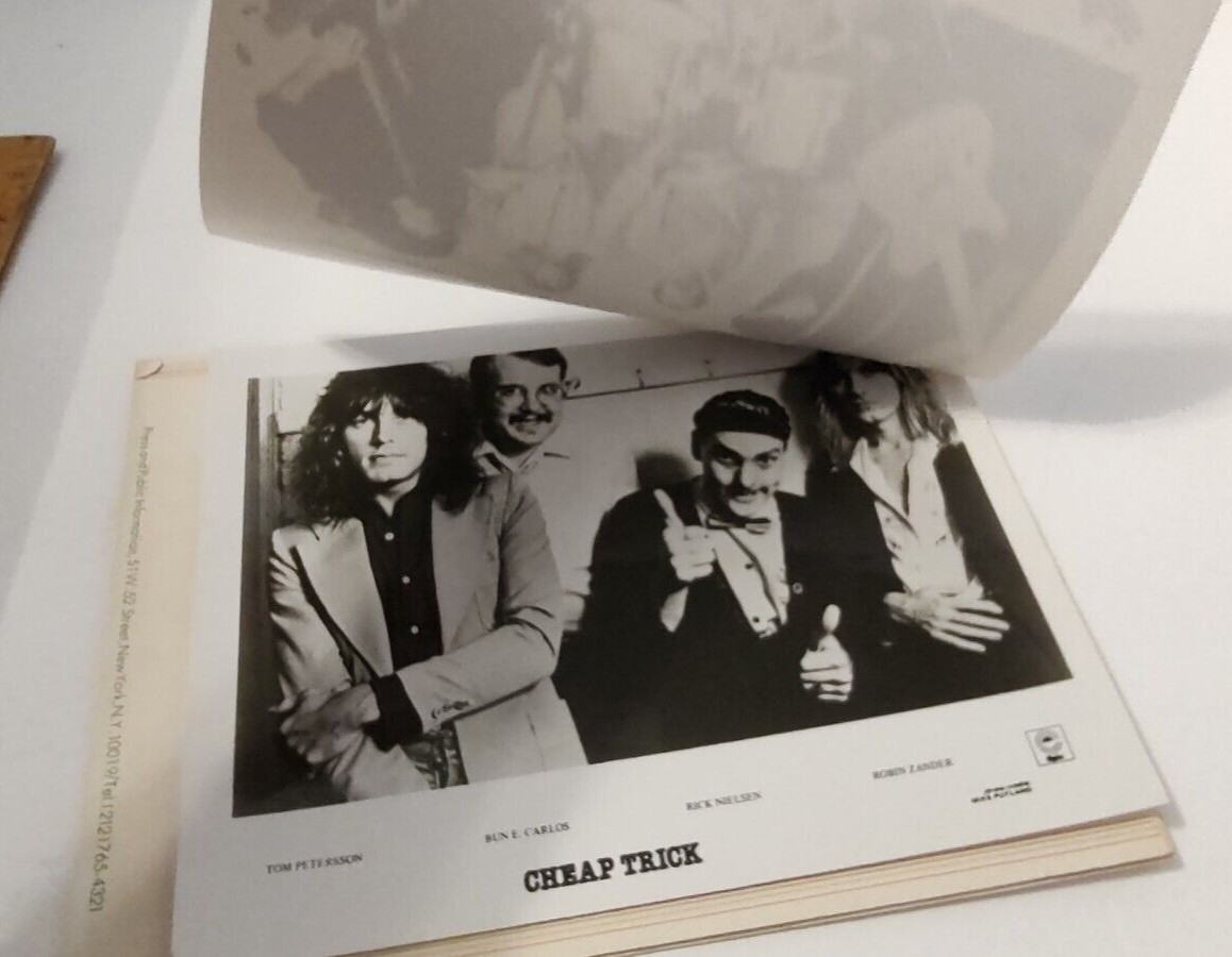 Cheap Trick HUGE Press Release/Photo Package 1977-1980 RARE HTF Comita Petersson