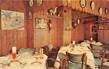 Washington DC 1960s Postcard Le Bistro Restaurant Parisian