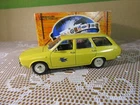 986Y Norev Hachette Renault 12 Break 1971 La Poste Jaune 1:43 + Boite