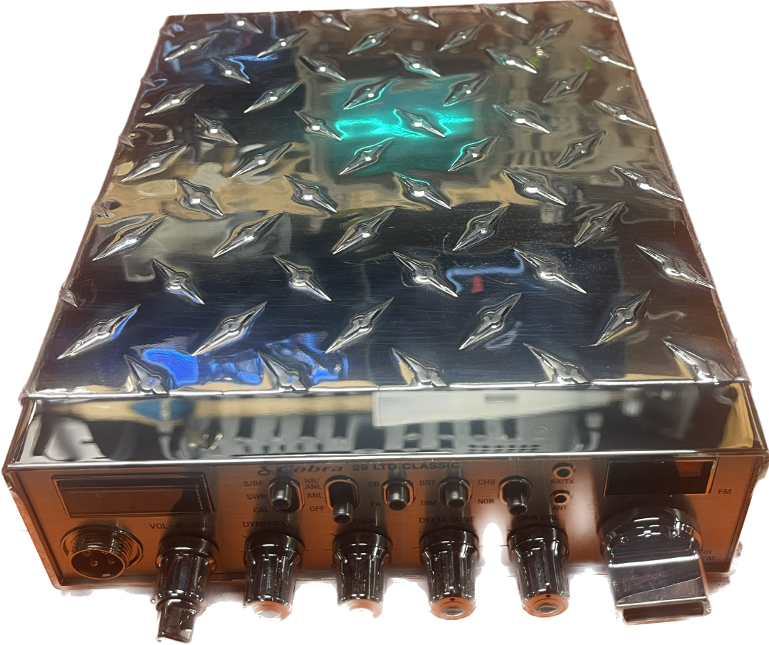 Cobra 29LTD AM/FM with Diamond Plate covers + TUNE UP by Cobra 29LTD AM/FM with Diamond Plate covers + TUNE UP by