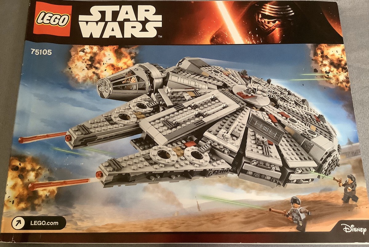 Lego Star Wars Millennium Falcon 75105 Instruction Book Manual