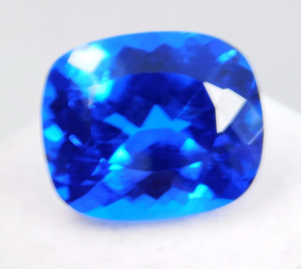 ESPINELA AZUL COBALTO NATURAL IMPECABLE 14,60 quilates CERTIFICADA IMPECABLE PIEDRA PRECIOSA PERFECTA Foto 4 de 4