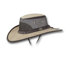 Barmah Hats Foldaway Wide Brim Bronco Cooler Leather Hat - Item 2080