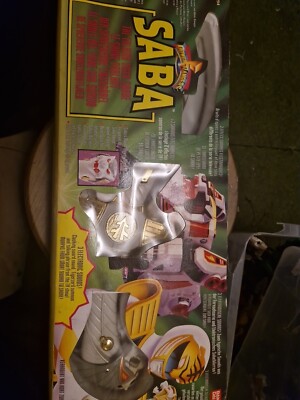 Vintage Bandai Power Rangers Saba sprechender Tiger Säbel Schwert in Box 1994 funktioniert