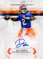 DJ Lagway #3 Art Card Limited #ed/100 John Rudolph Signed Gators NFL Prospect