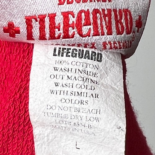 Life Guard Shorts Puerto Rico Red Tourist L 100% Cotton - Picture 6 of 6