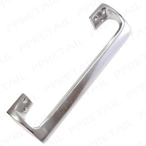 Oval Off Set Grip Door Pull Handle & Screws Solid ...