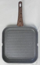 Sensarte Non-stick Grill Pan, 11" Square, Cast Aluminum Composite Handle, Exc.