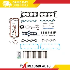 Full Gasket Set Head Bolts Fit 09-14 Ford E150 E250 F150 Mobility Ventures 4.6L